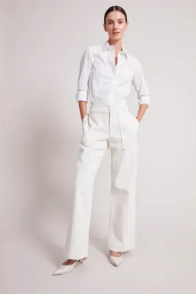 'Adroit Atelier' Spencer Mid-Waist Denim Pants