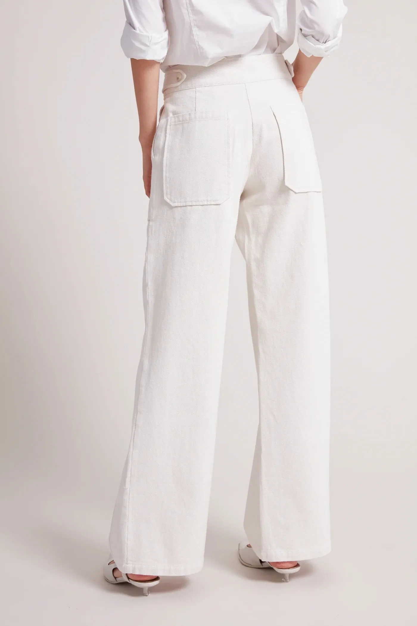 'Adroit Atelier' Spencer Mid-Waist Denim Pants