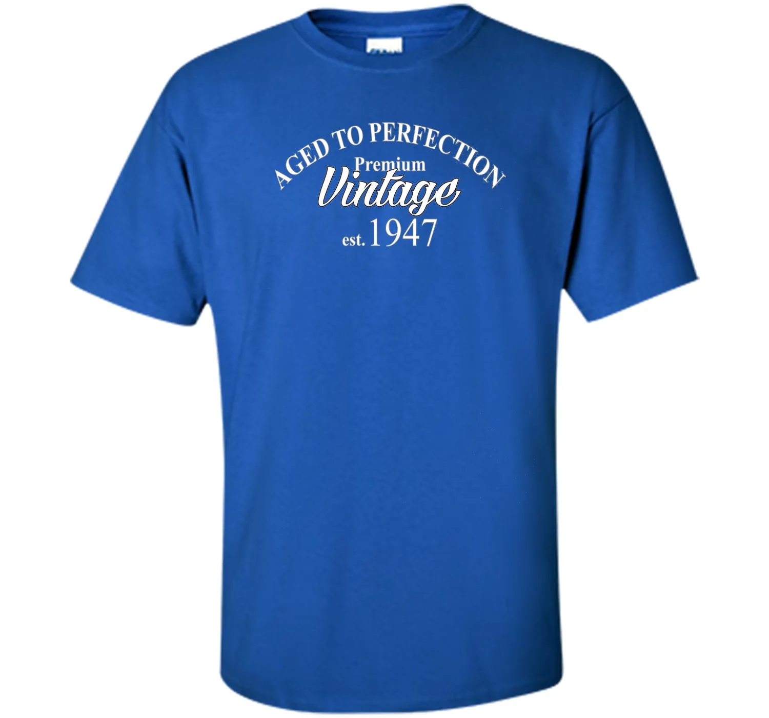 Aged to Perfection 1947 69th Birthday Funny T-Shirt Born in