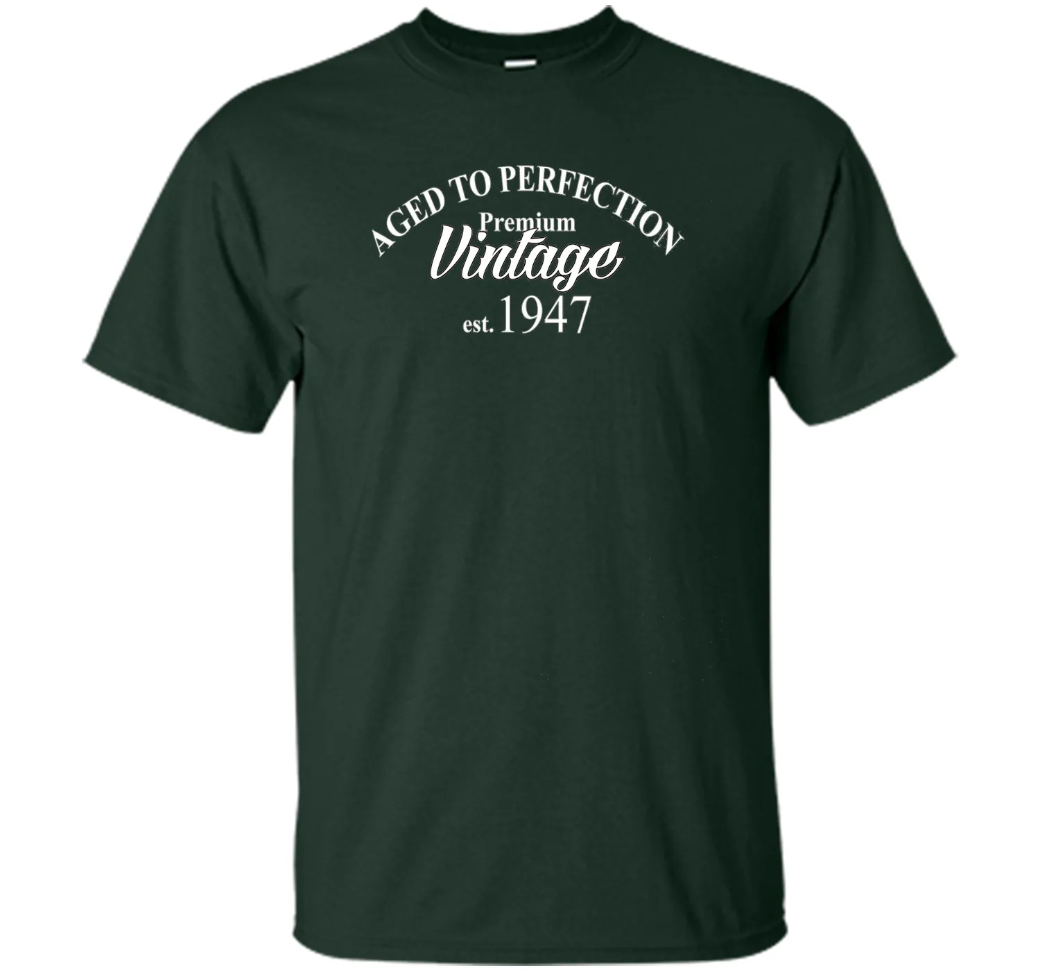 Aged to Perfection 1947 69th Birthday Funny T-Shirt Born in