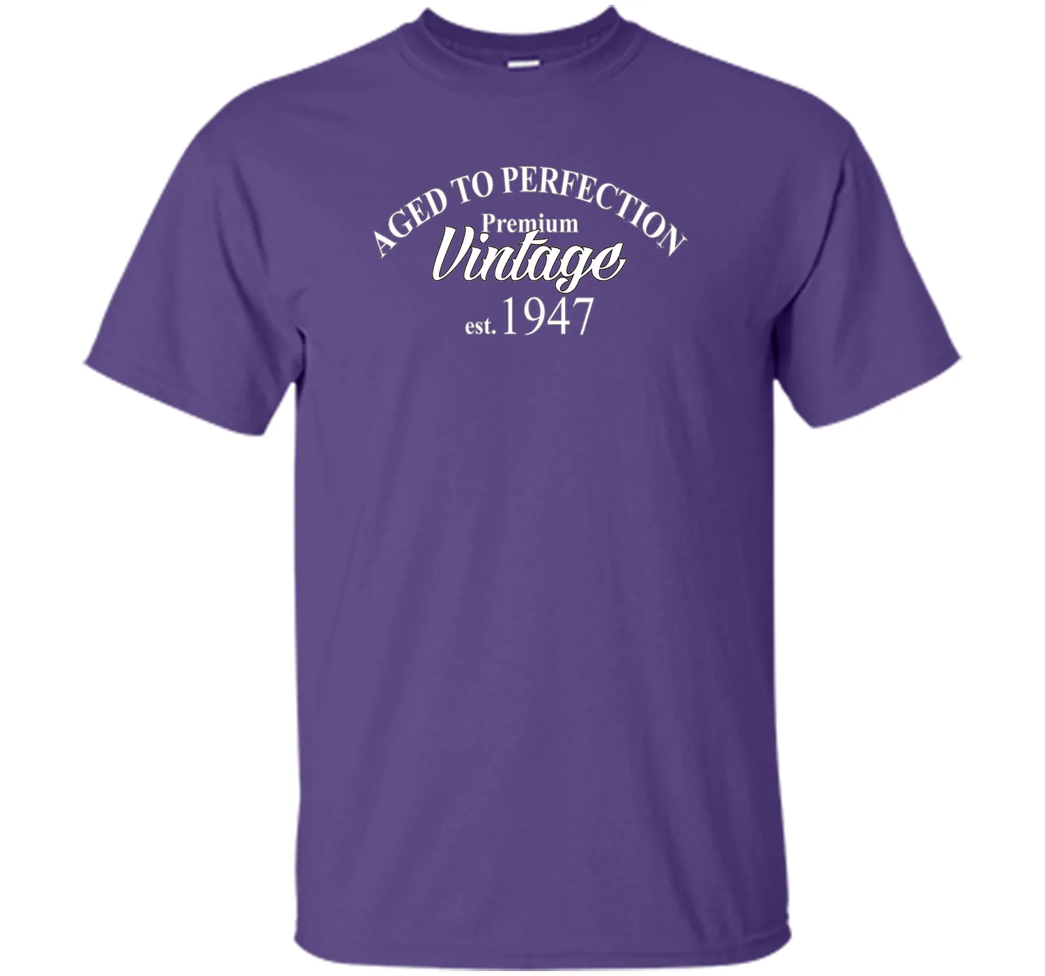 Aged to Perfection 1947 69th Birthday Funny T-Shirt Born in