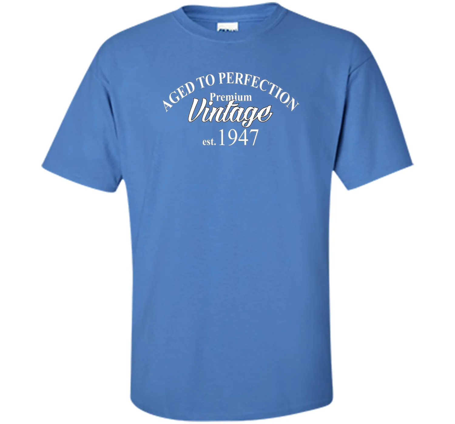 Aged to Perfection 1947 69th Birthday Funny T-Shirt Born in