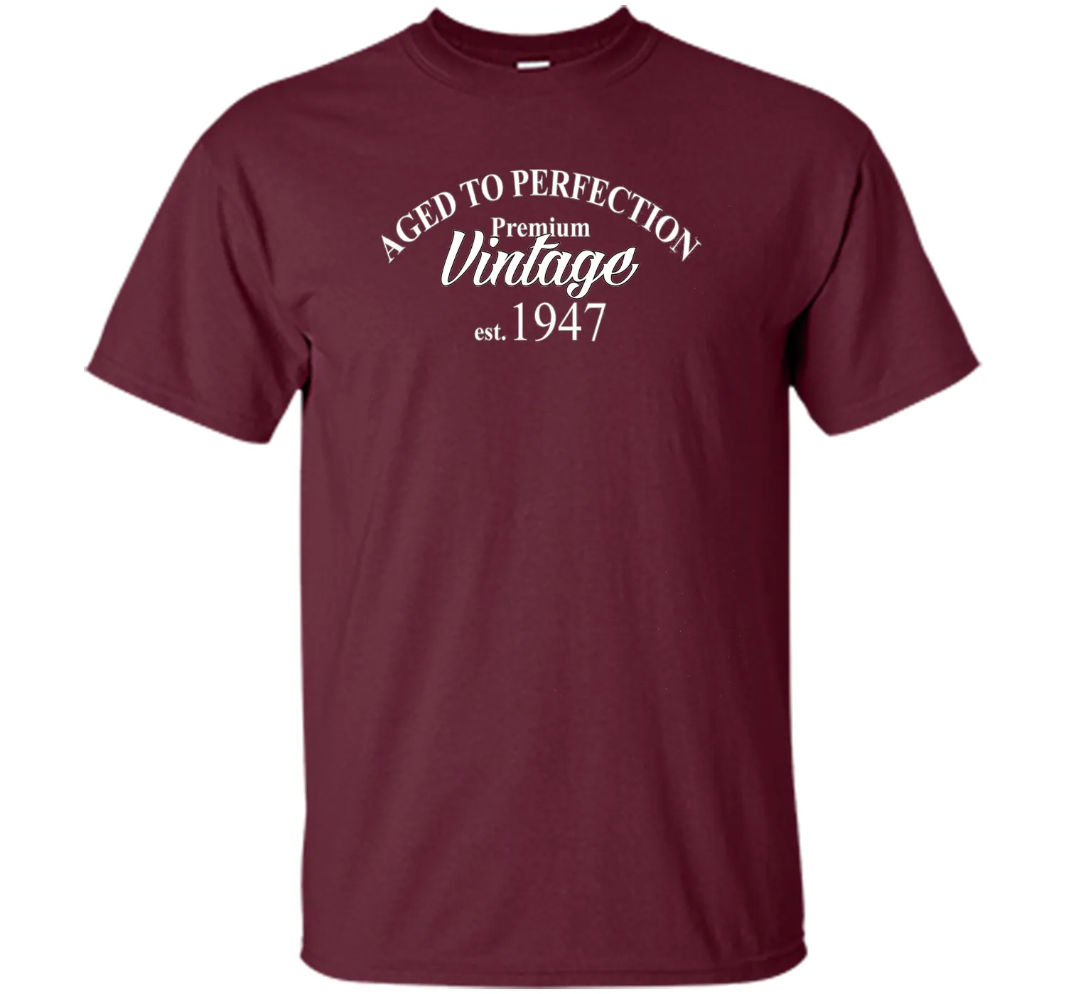 Aged to Perfection 1947 69th Birthday Funny T-Shirt Born in