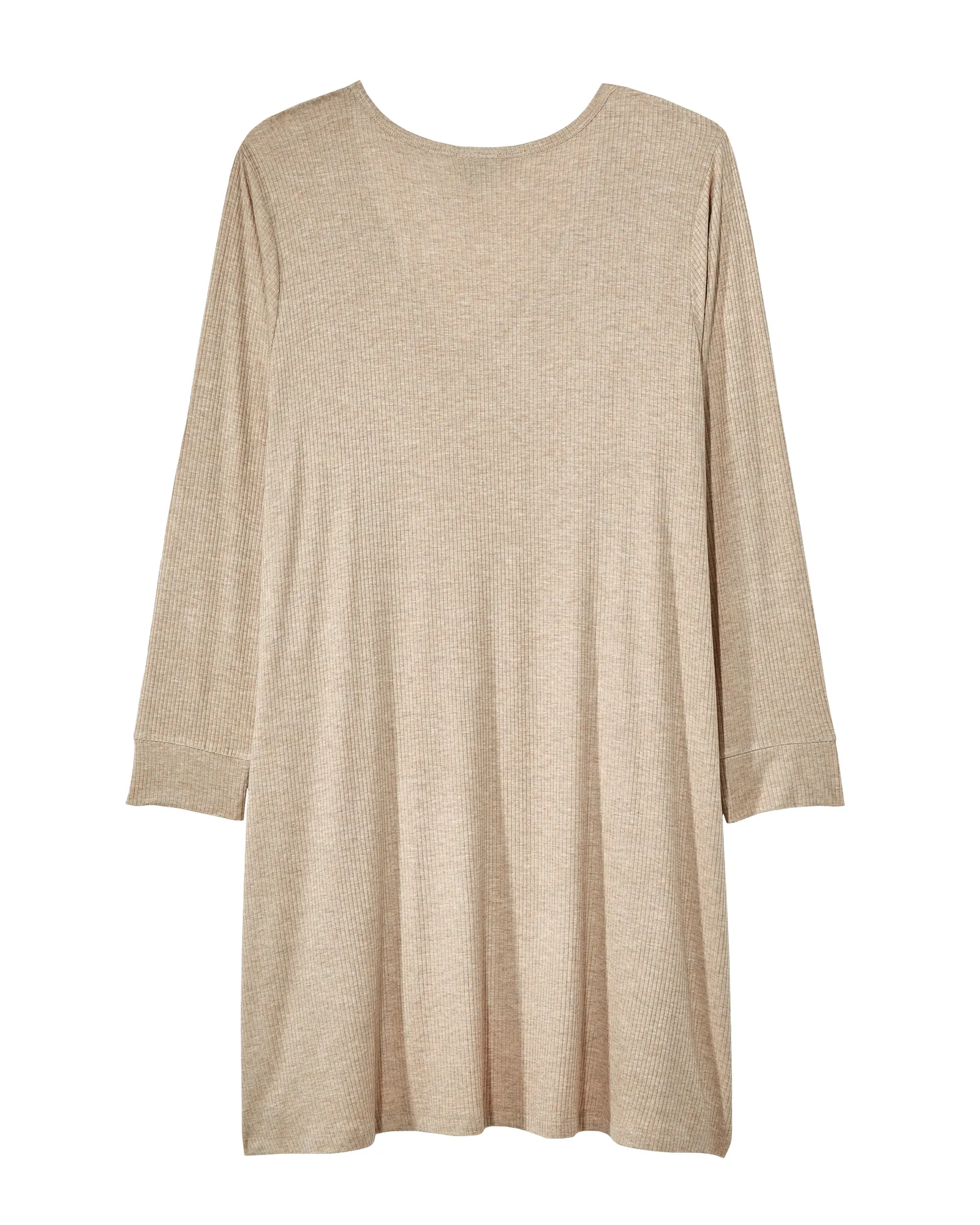 Amber Long Sleeve Button Front Cardigan | Tan