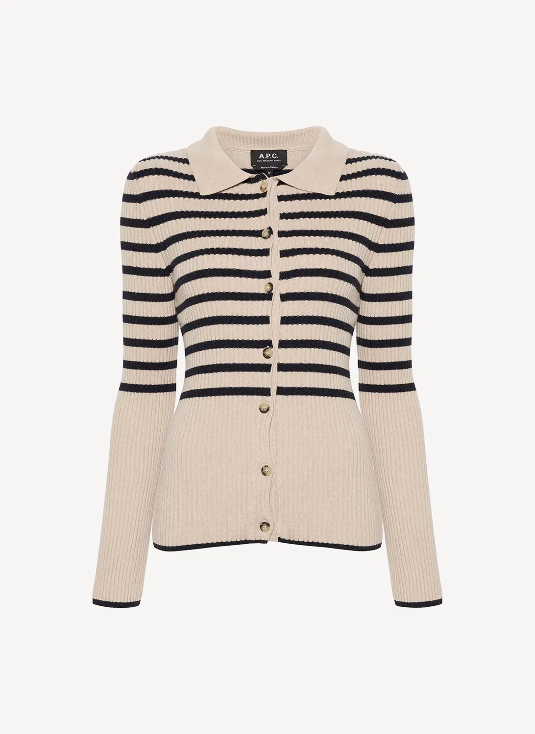 A.P.C. - Cardigan - White - Femme
