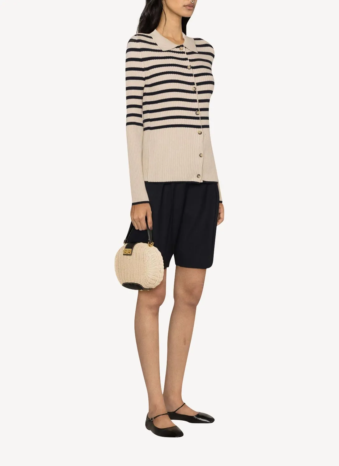 A.P.C. - Cardigan - White - Femme