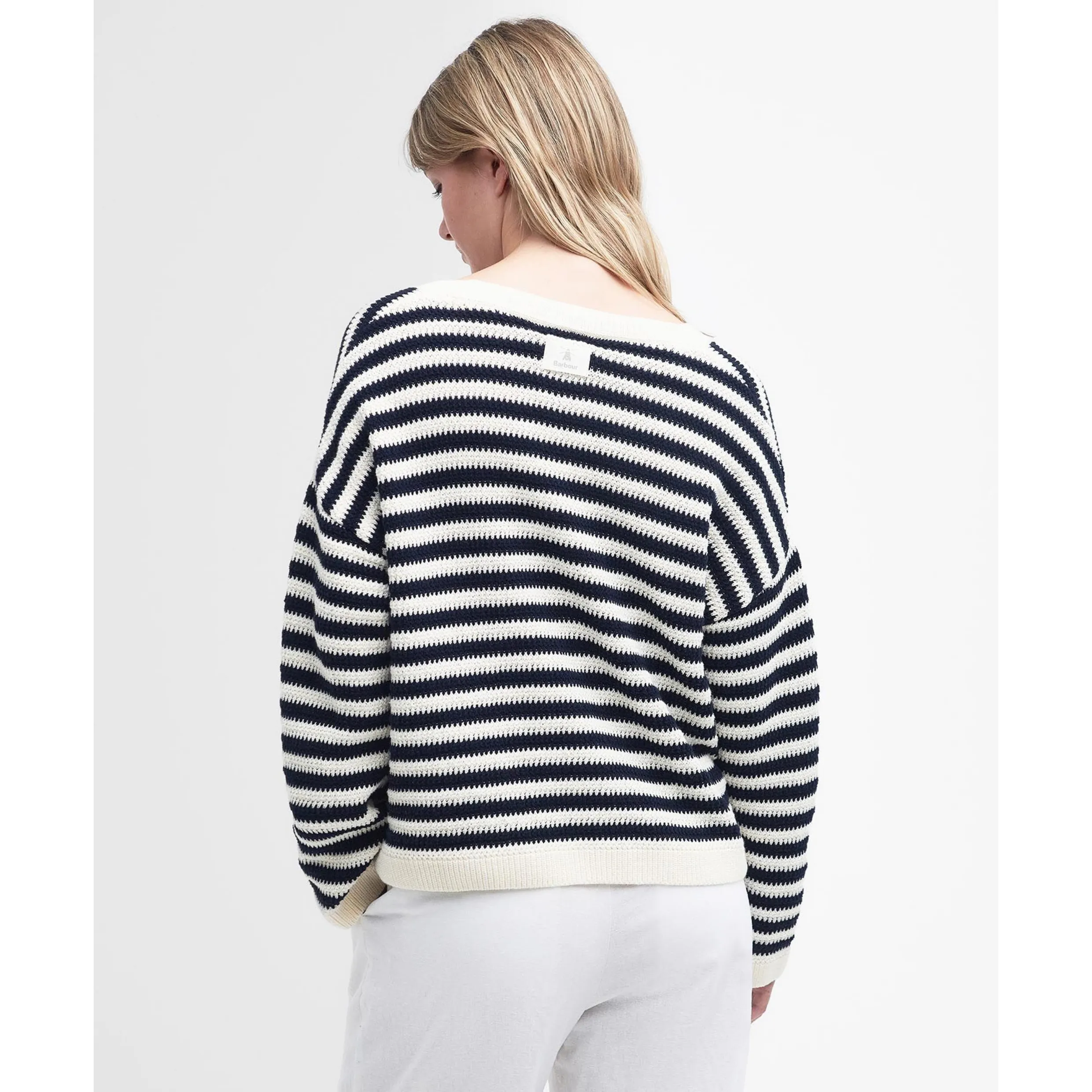 Barbour Sandgate Knit Cardigan Multi Stripe LKN1514MI11