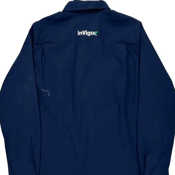 Basf Carhartt Shirt - Small Navy Cotton