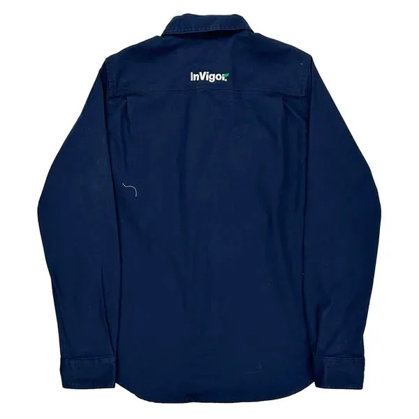 Basf Carhartt Shirt - Small Navy Cotton