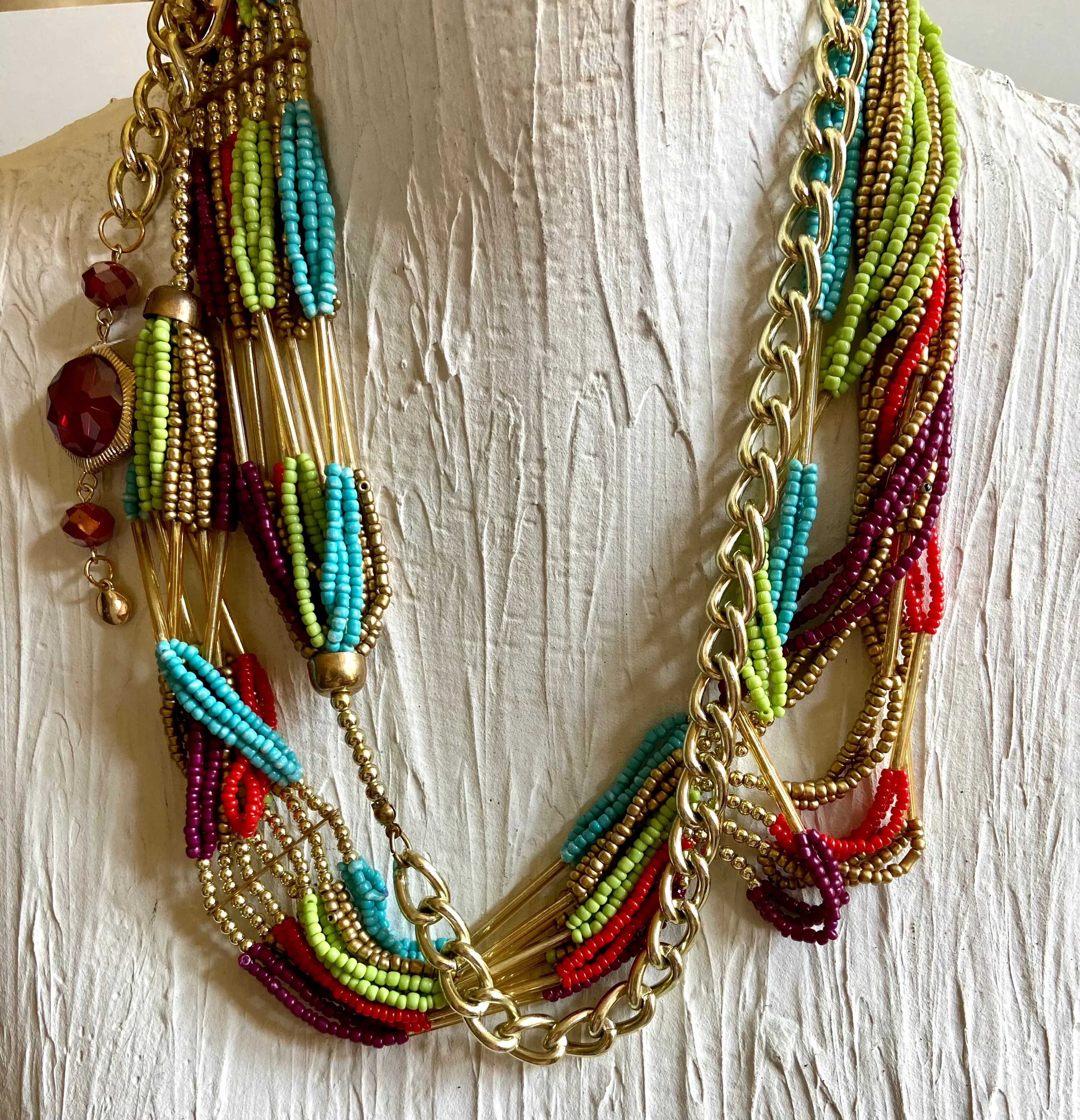 Beads chain belt