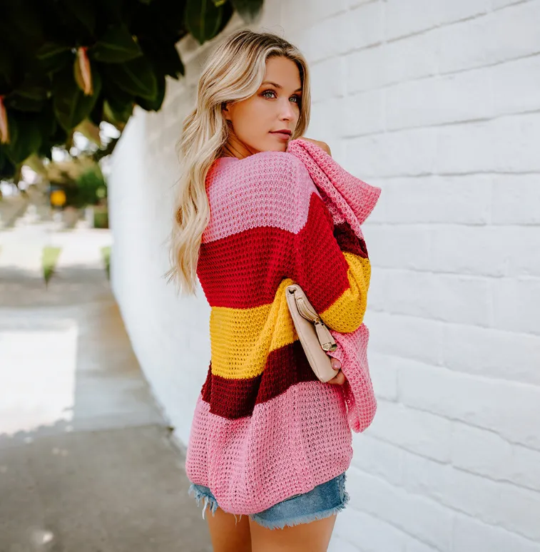 Bell Sleeve Pullover Sweater