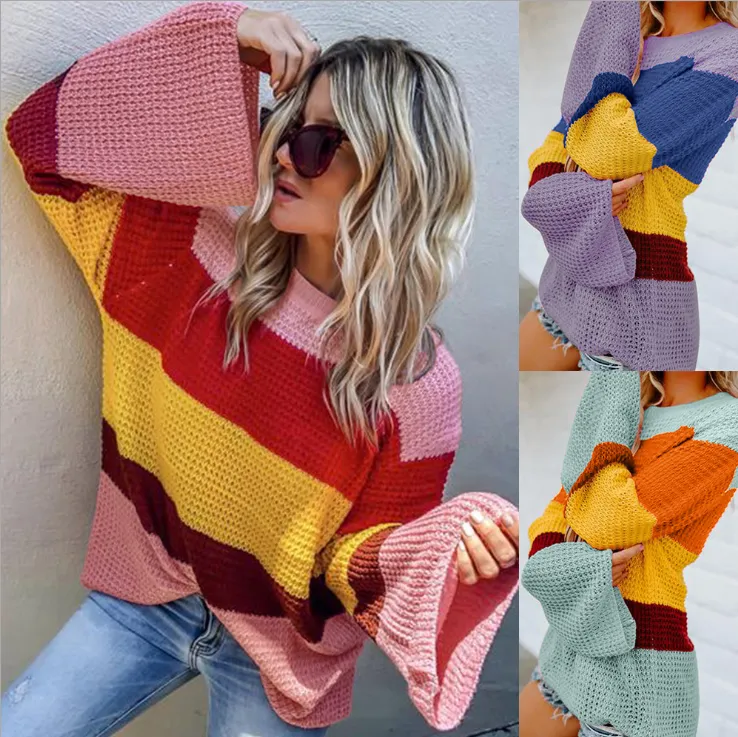 Bell Sleeve Pullover Sweater