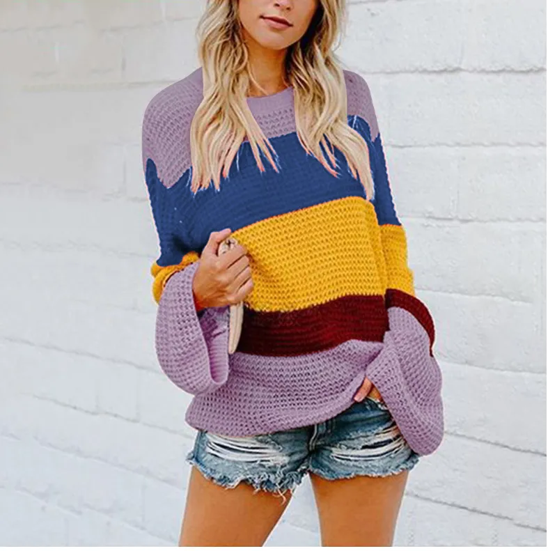 Bell Sleeve Pullover Sweater
