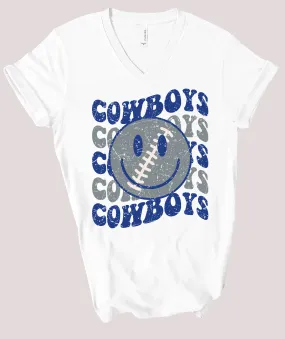 Bella Cowboys V-Neck Tee
