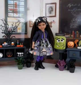 Boo-tique - dress and jacket with boots for Ruby Red Fashion Friends doll