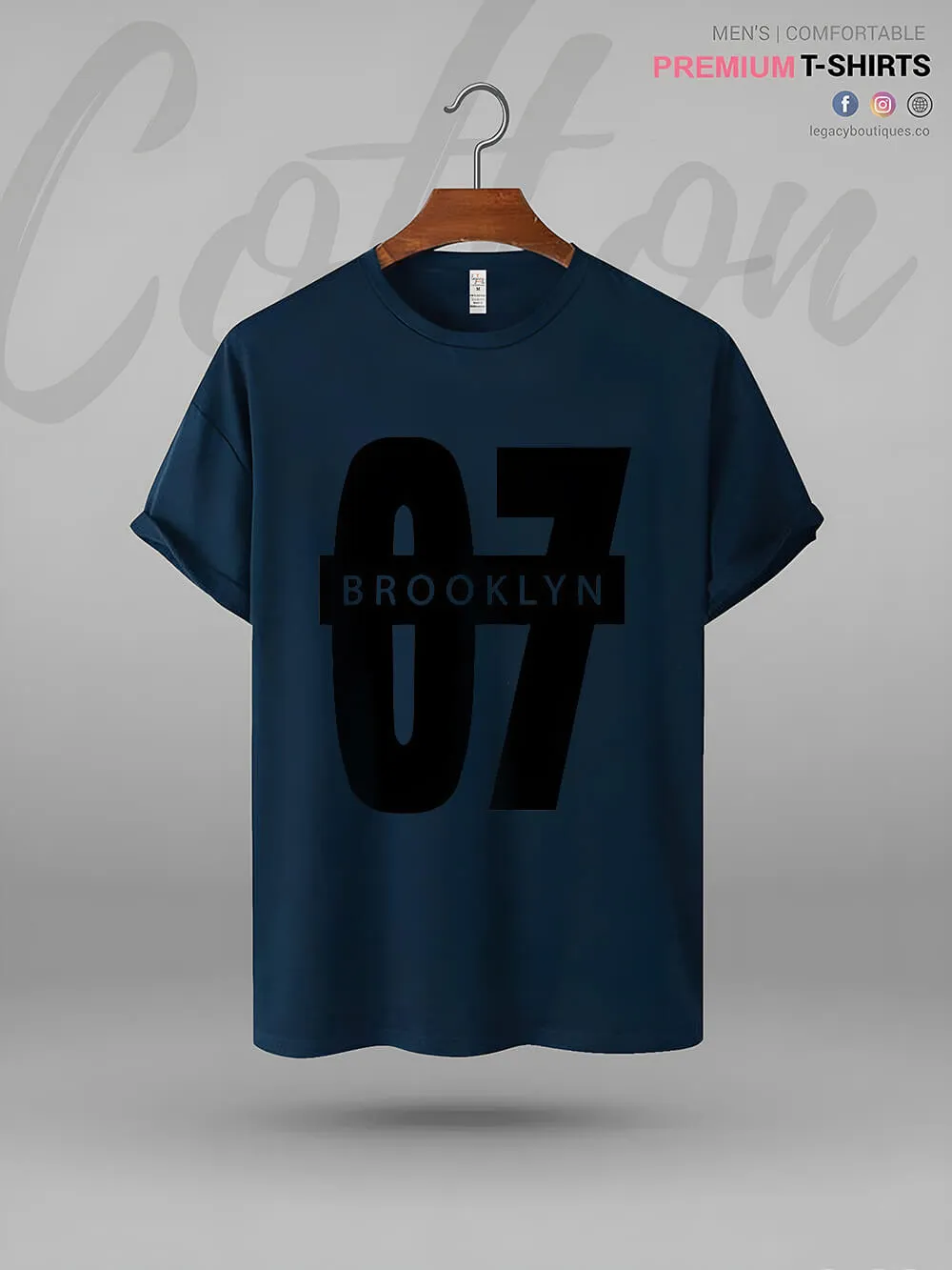 Brooklyn 07 Printed Men's High Quality Tee In Resonable Price