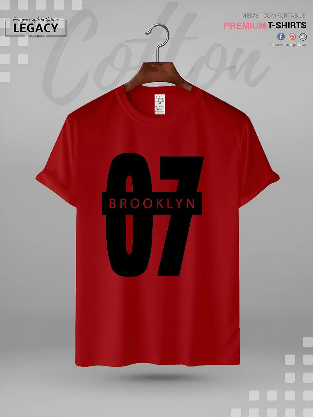 Brooklyn 07 Printed Men's High Quality Tee In Resonable Price
