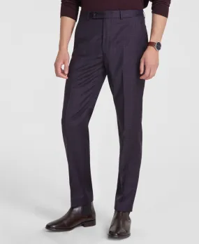 Calvin Klein Mens Slim fit Dress Pants 36 / 32 Blue Plaid