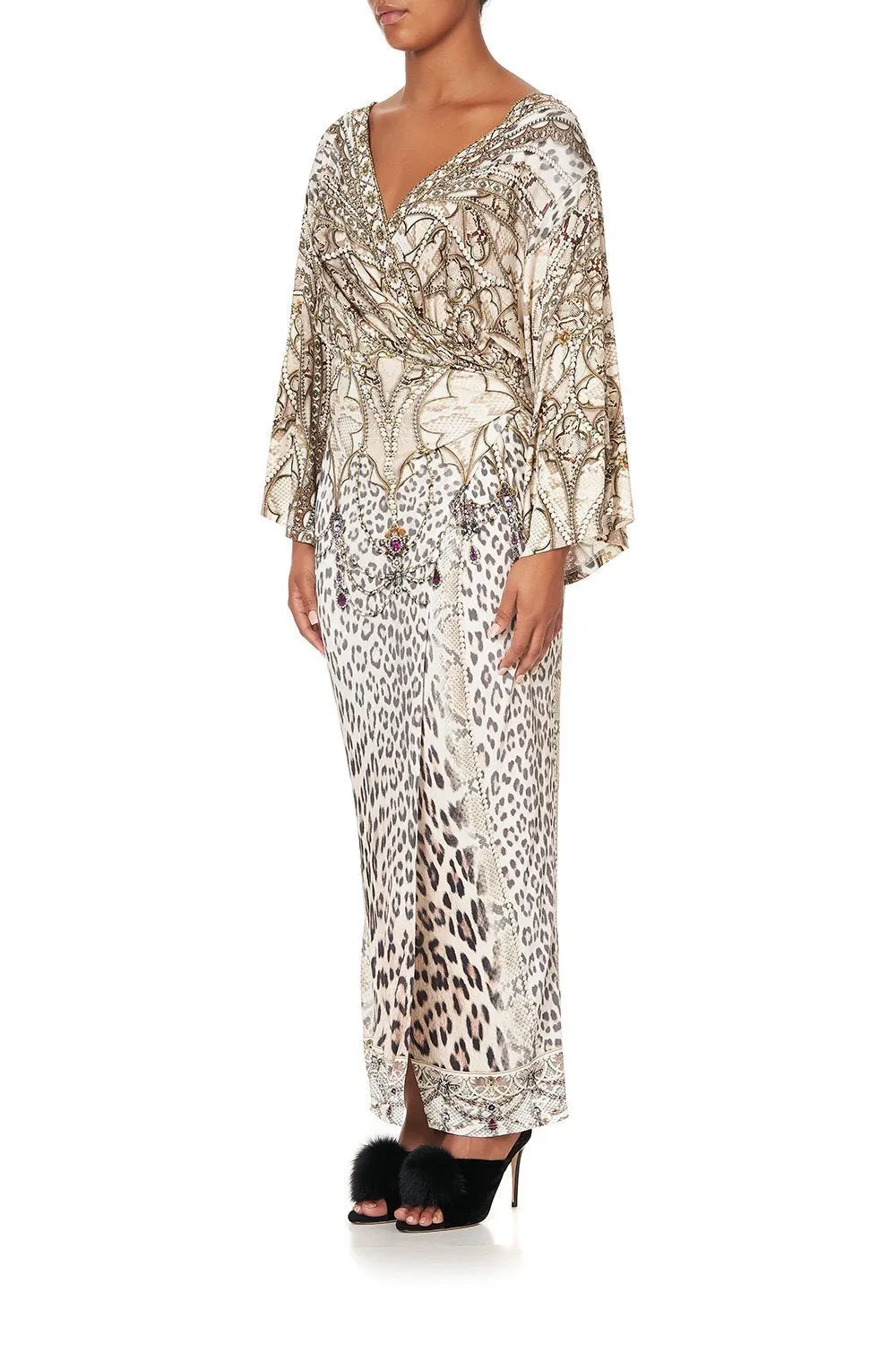 CAMILLA - Draped Wrap Dress ALL IS NOUVEAU