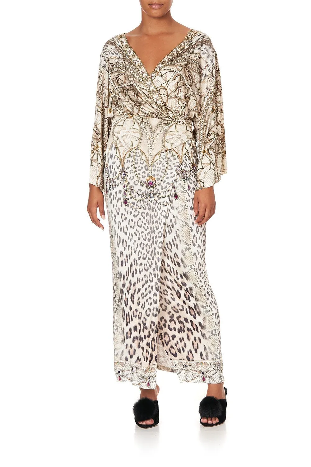 CAMILLA - Draped Wrap Dress ALL IS NOUVEAU