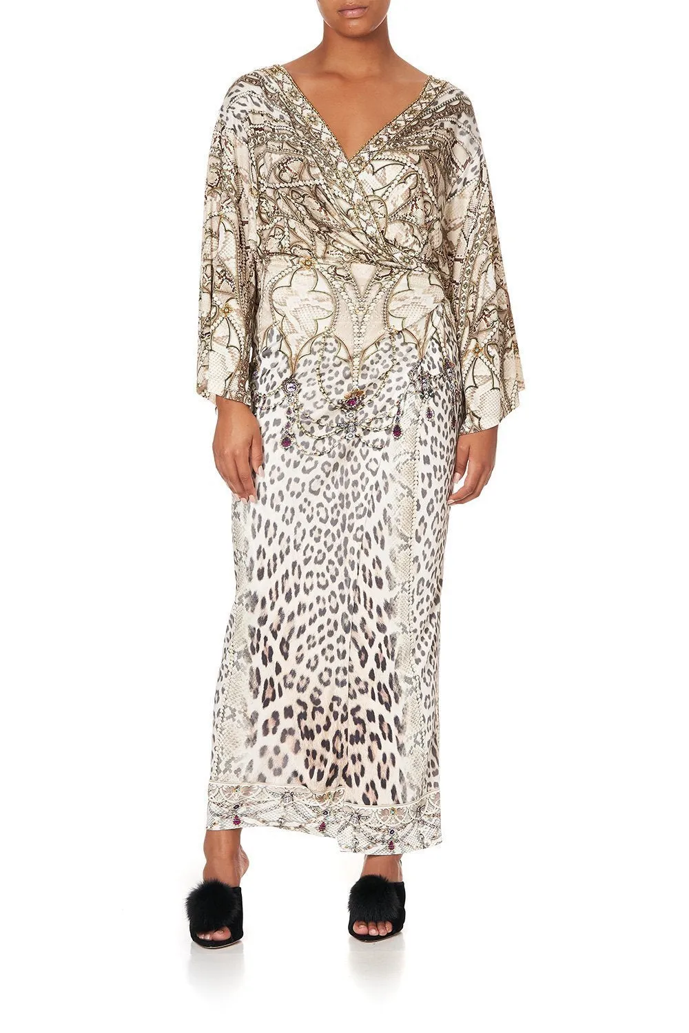 CAMILLA - Draped Wrap Dress ALL IS NOUVEAU