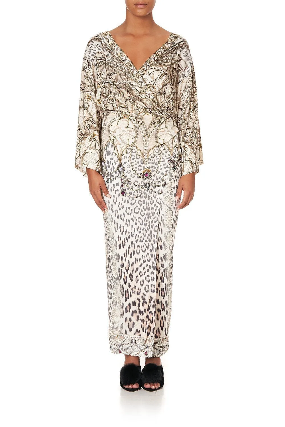 CAMILLA - Draped Wrap Dress ALL IS NOUVEAU