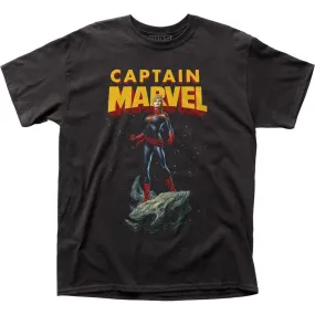 Captain Marvel Asteroid Marvel Comics Adult T-Shirt