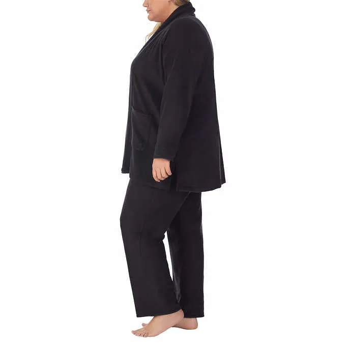 Carole Hochman Ladies' 2-piece Pajamas Set Black XL