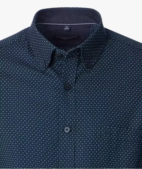 Casa Moda Long Sleeve Flannel Casual Shirt 100 - Dark Blue