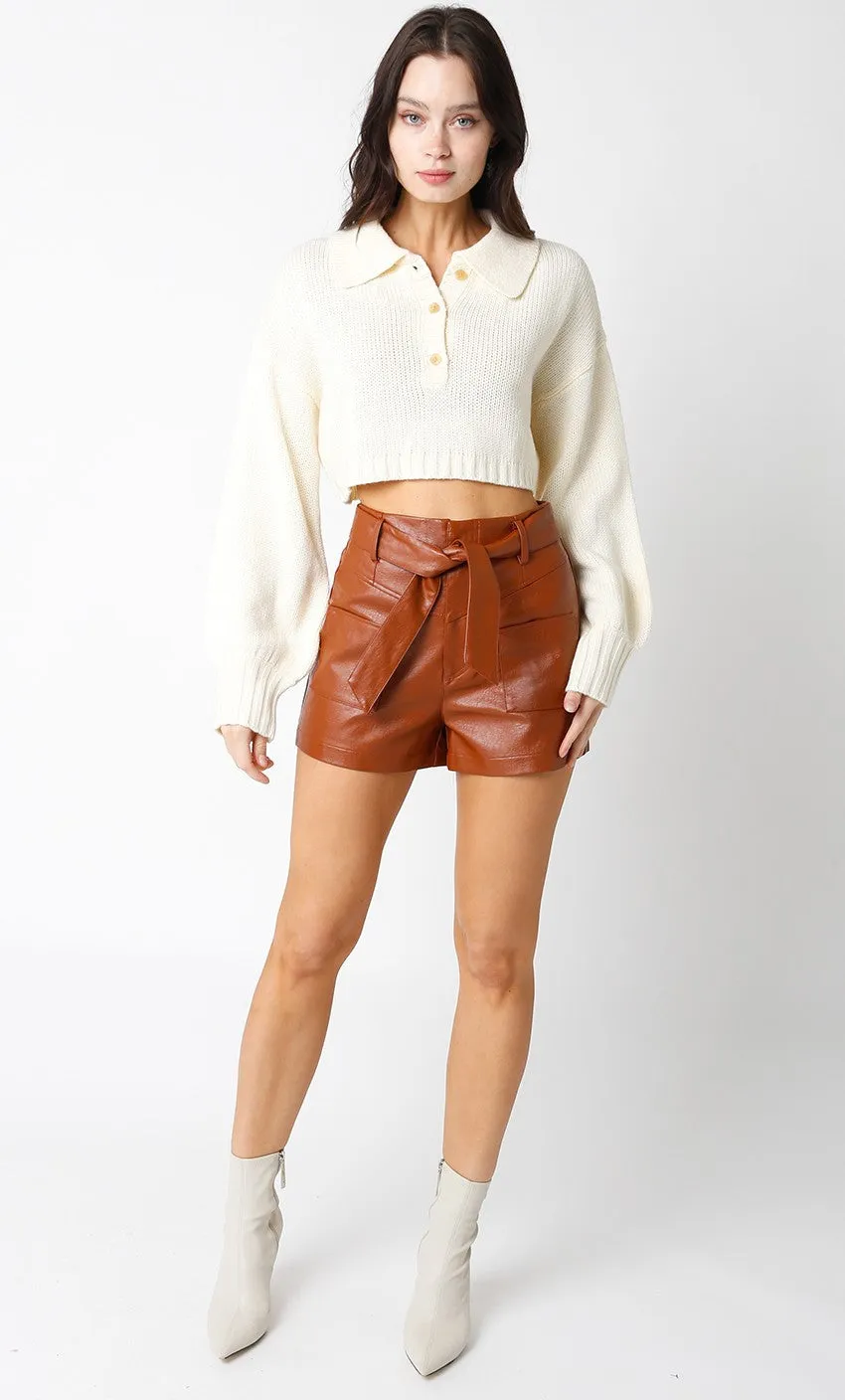 Casey Crop Sweater