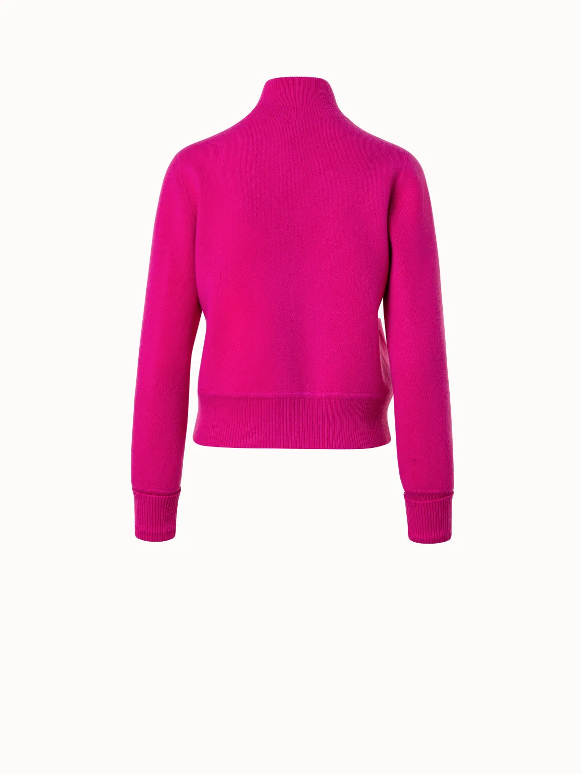 Cashmere Piqué Knit Cardigan