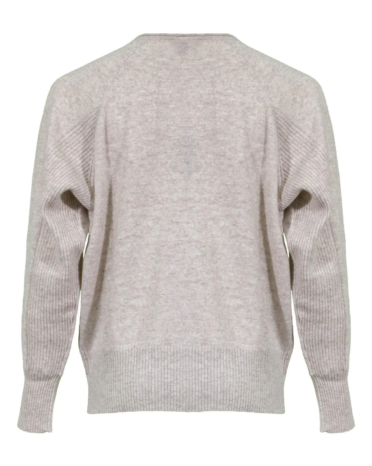 Cashmere Split Neck Cardigan