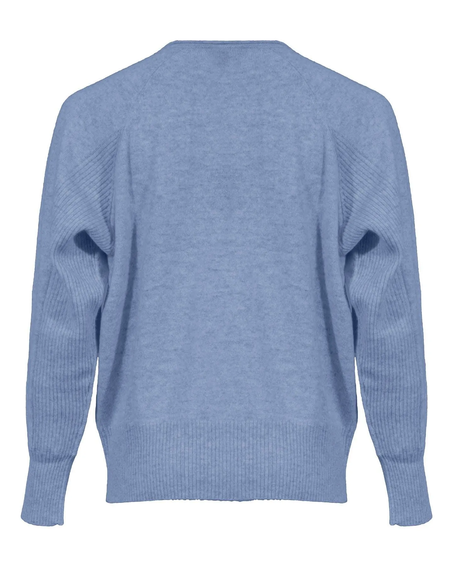 Cashmere Split Neck Cardigan