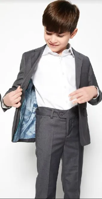 Charkole Slim Charcoal Dress Pants