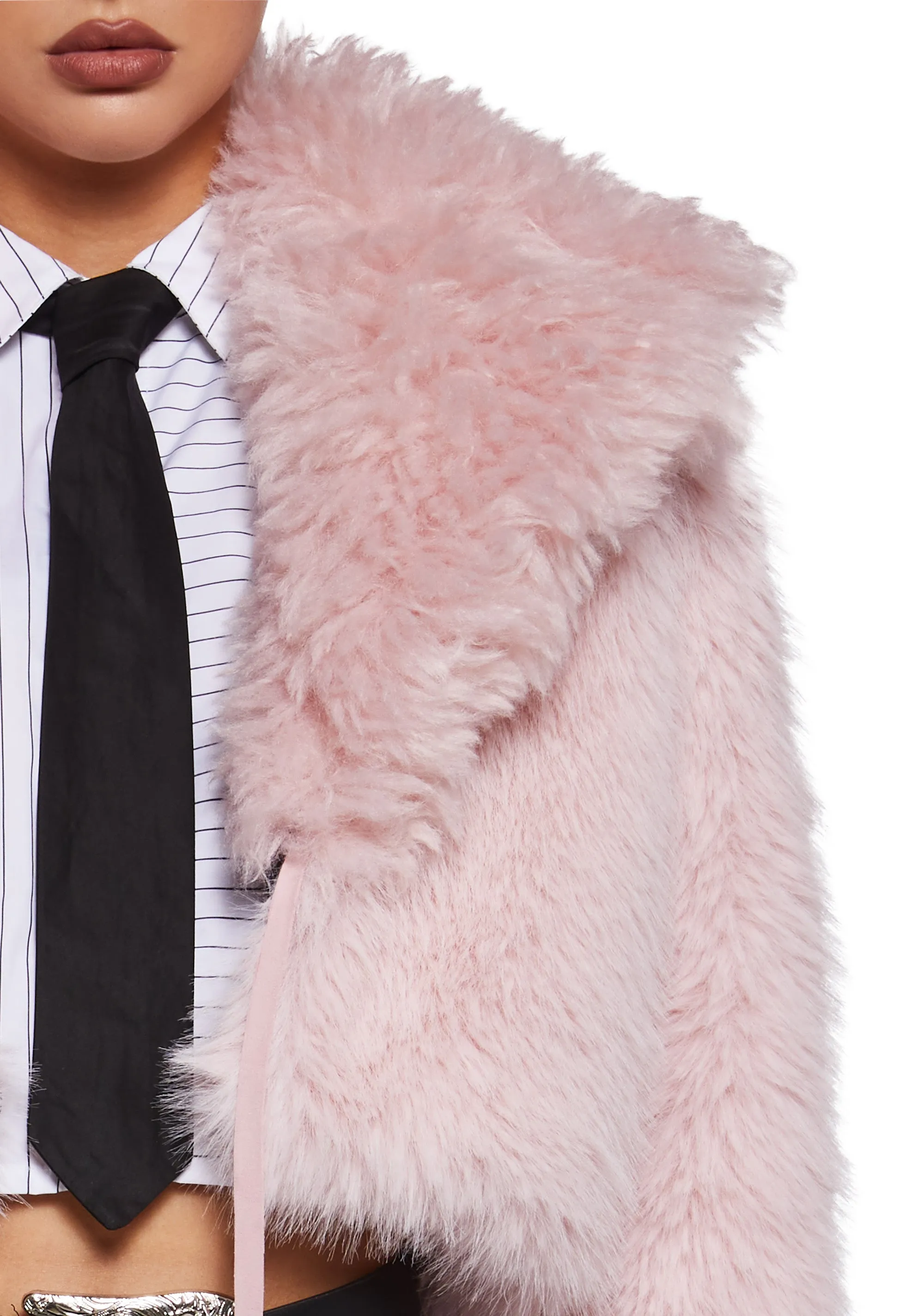 Clare Faux Fur Cropped Jacket
