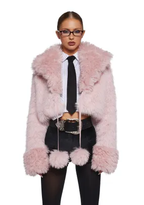 Clare Faux Fur Cropped Jacket