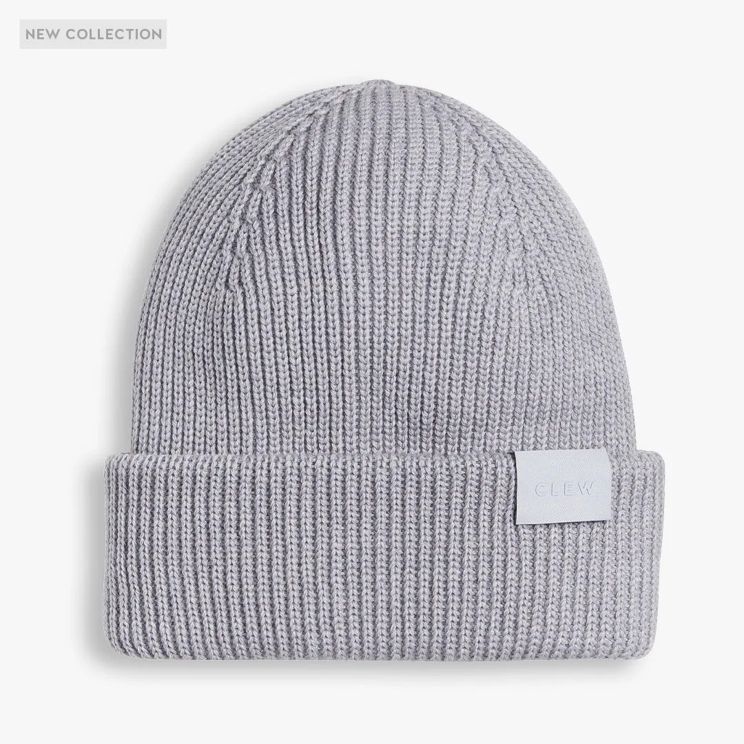 CLEW Long Fit Beanie Gray