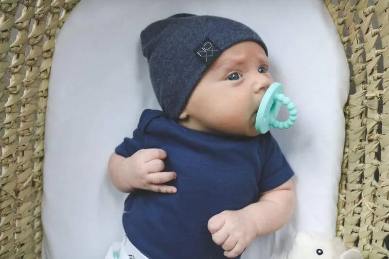 Cloudy Blue | Sweater Knit Beanie