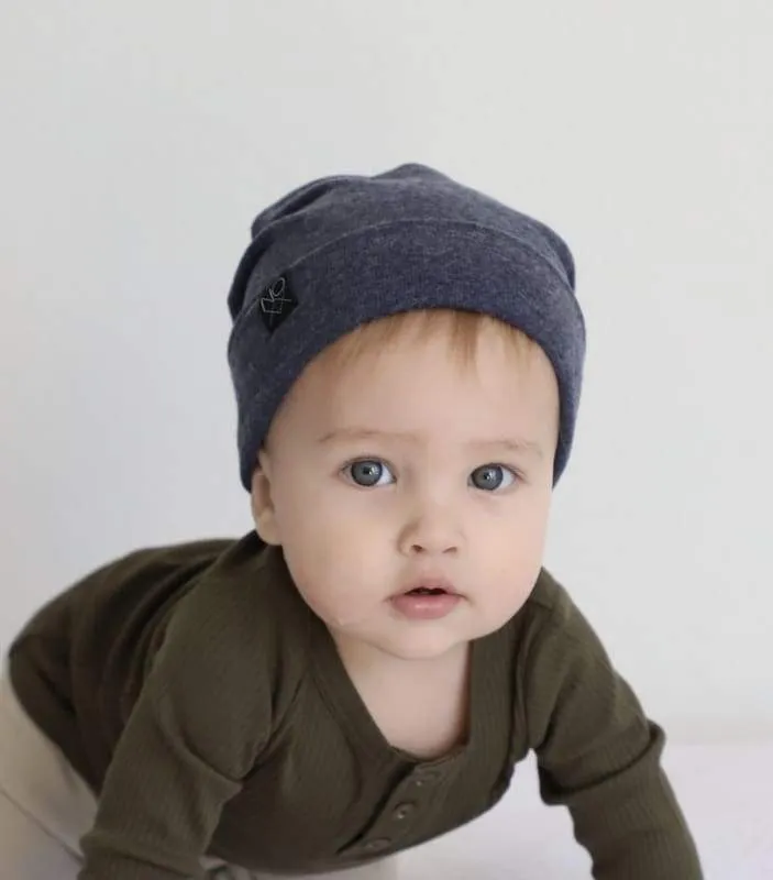 Cloudy Blue | Sweater Knit Beanie