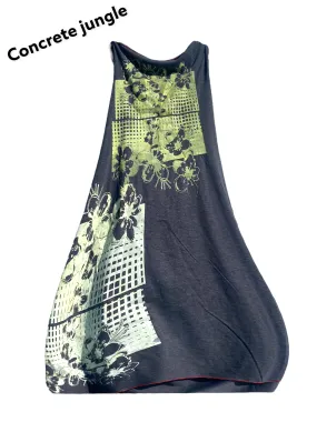 Concrete jungle backless  dress