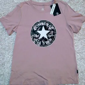 Converse All Star Chuck Taylor Women's Shirt  Lavender Purple & Black