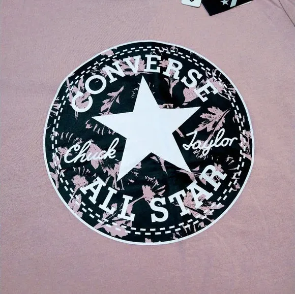 Converse All Star Chuck Taylor Women's Shirt  Lavender Purple & Black