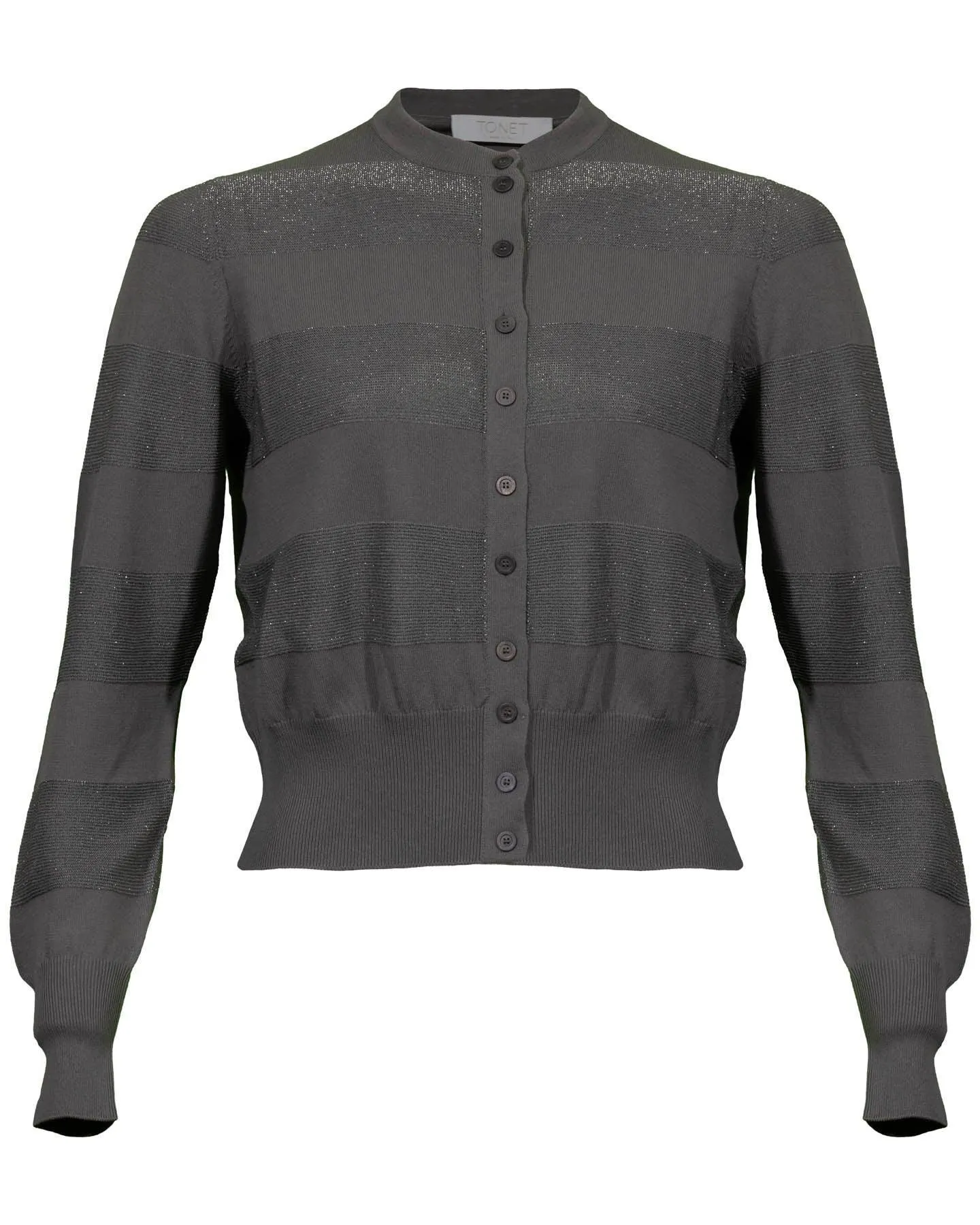 Cotton Blend Crop Cardigan