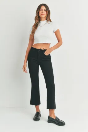 crop flare jean