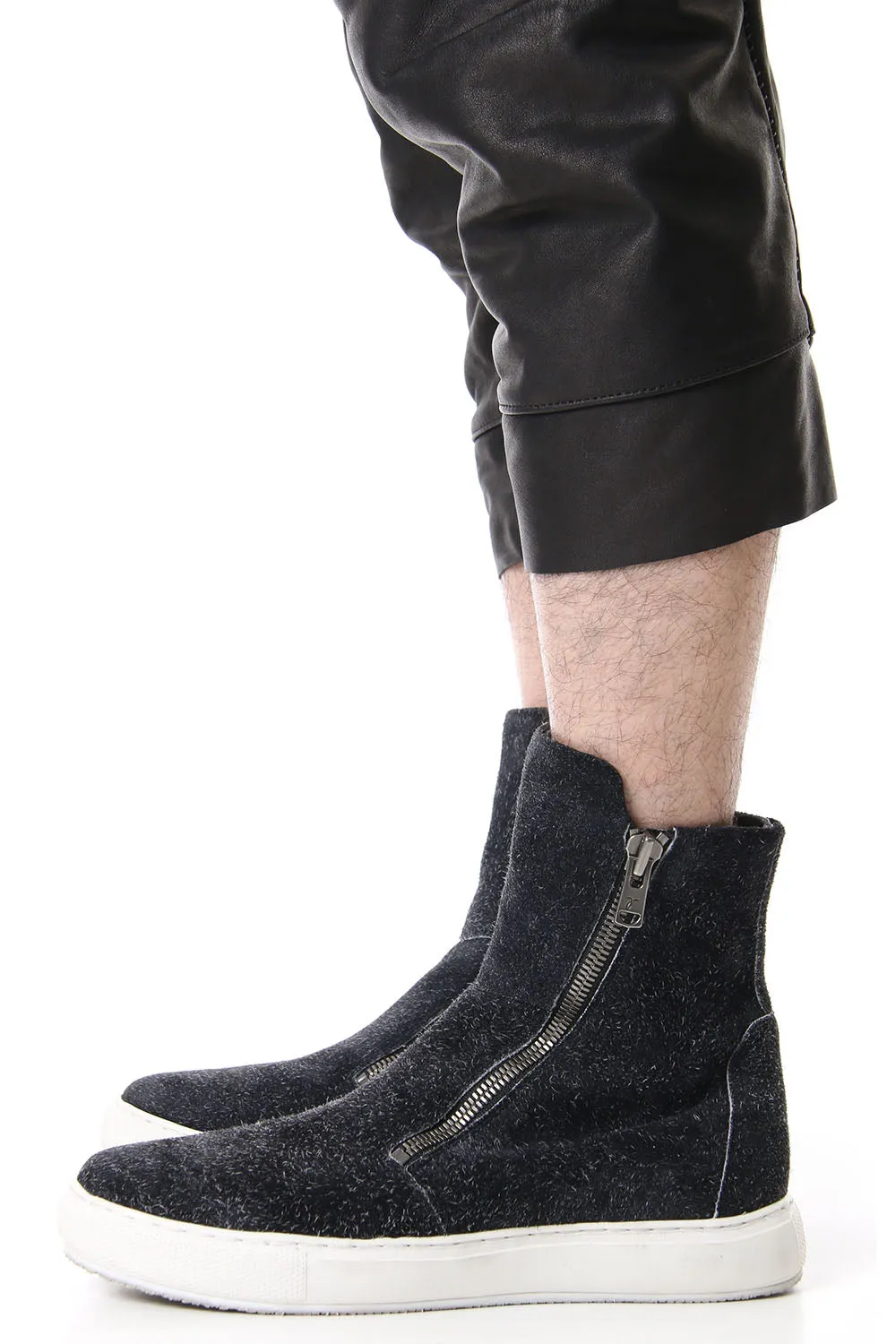 CROPPED LEATHER PANTS