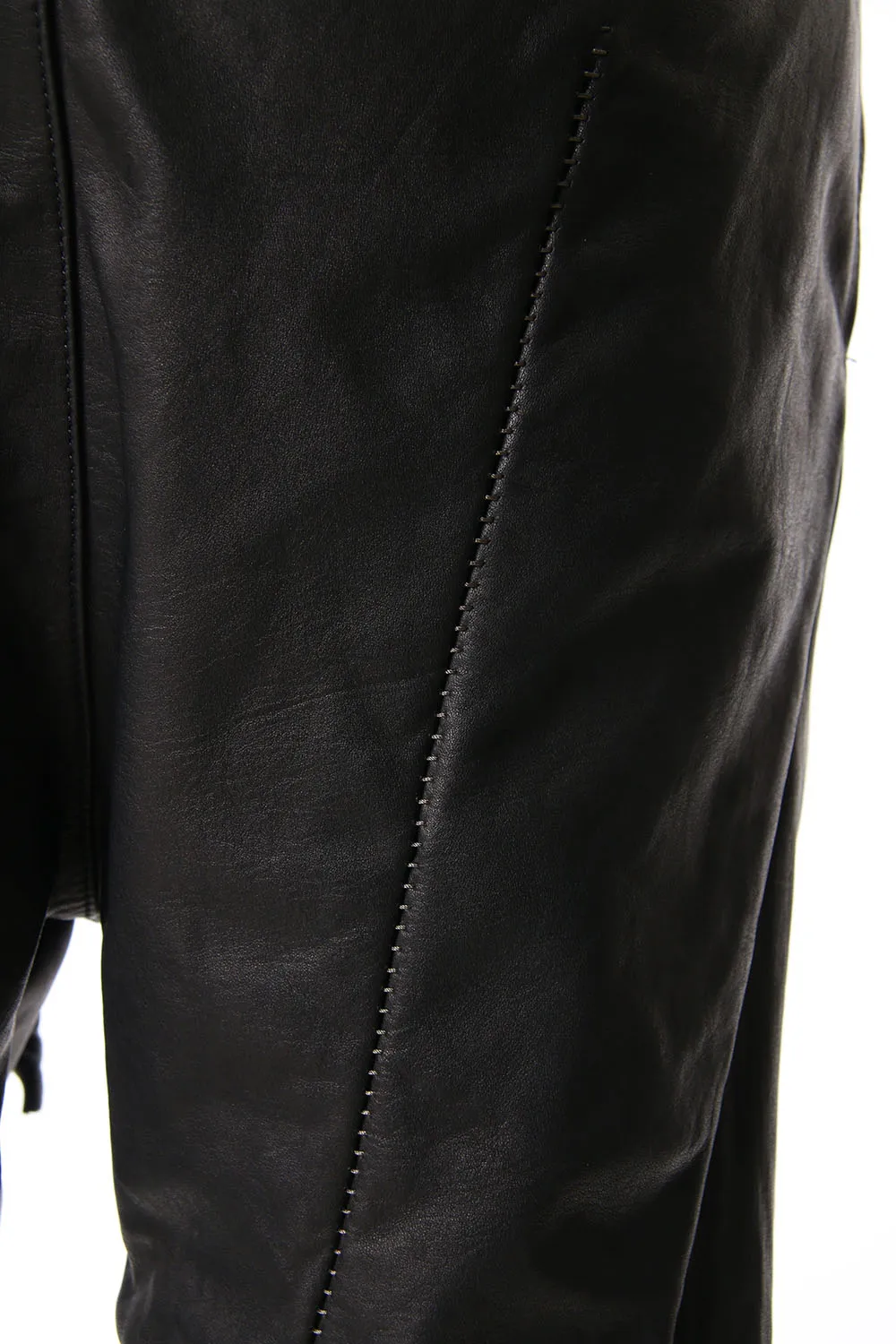 CROPPED LEATHER PANTS