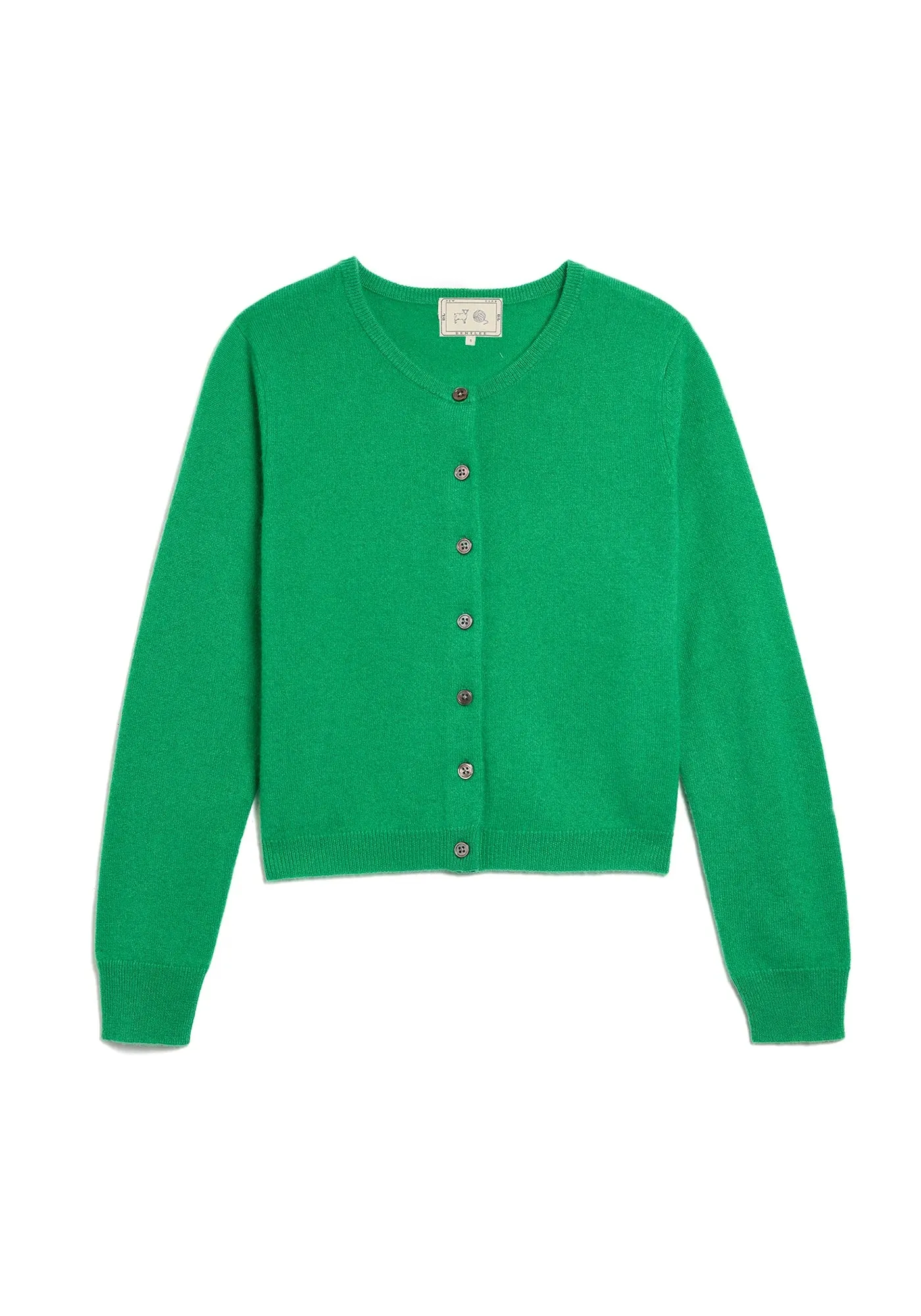 Demylee Ava Cashmere Cardigan Green
