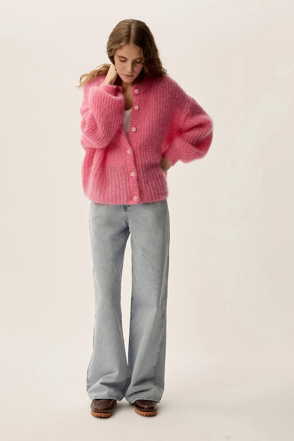DES PETITS HAUTS - Alma Cardigan - Bubble