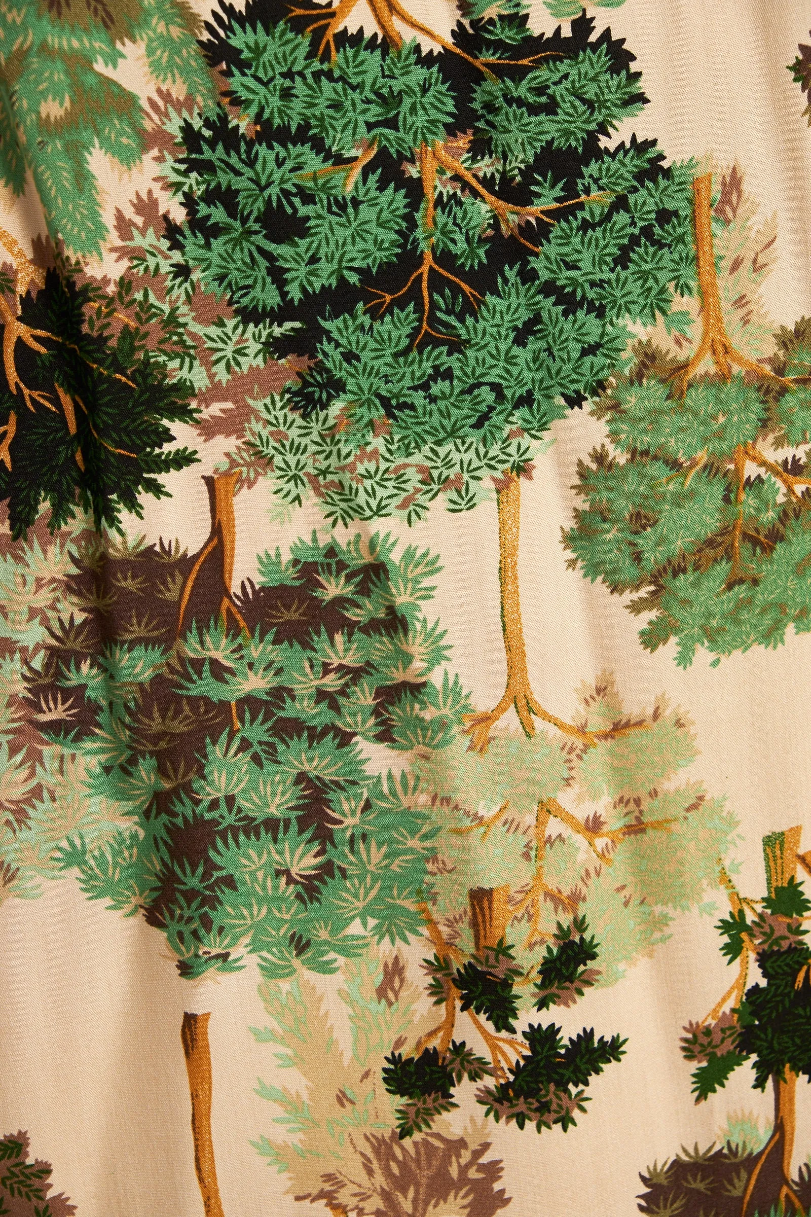 Didee Forest Scape Print Mini Dress - Green