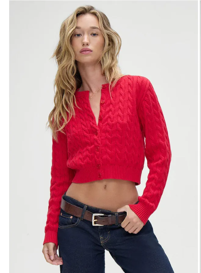 Dudley Cable Knit Cardigan